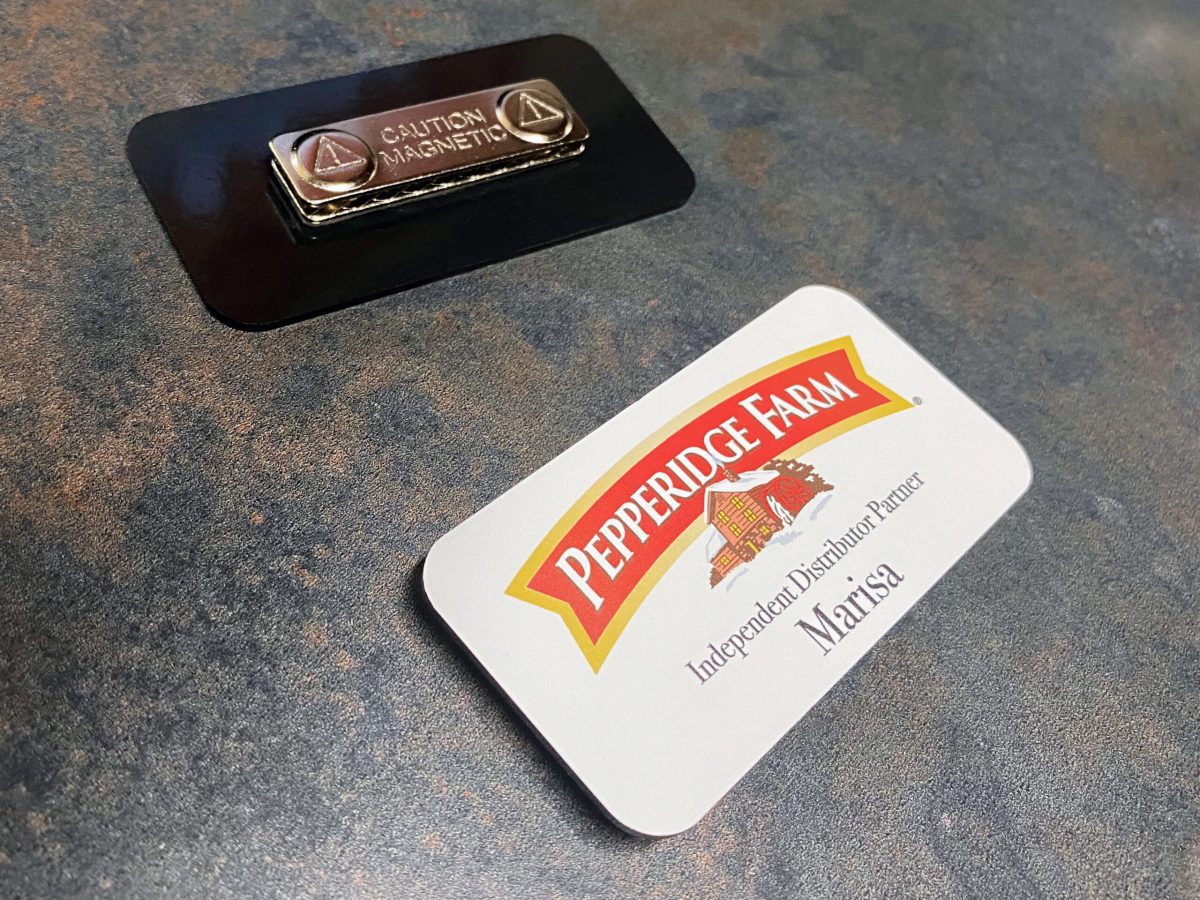 Custom Name Tag With Magnet 3"x1.5" - Image 4