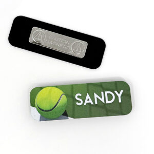 Custom Name Tag With Magnet 3"x1"